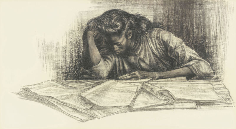 Awaken from the Unknowing, by Charles White, 1961