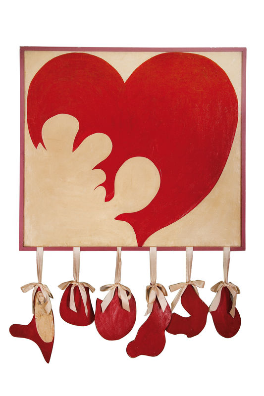 Corazón destrozado (Destroyed heart), by Delia Cancela, 1964