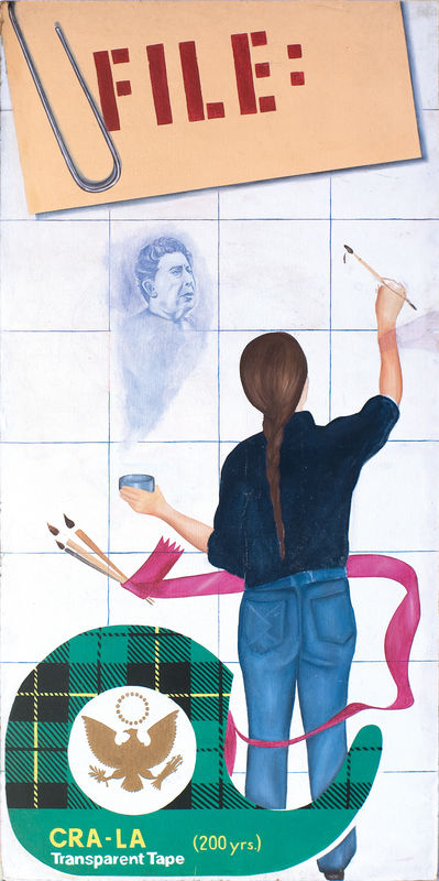 Censorship, by Barbara Carrasco, 1984