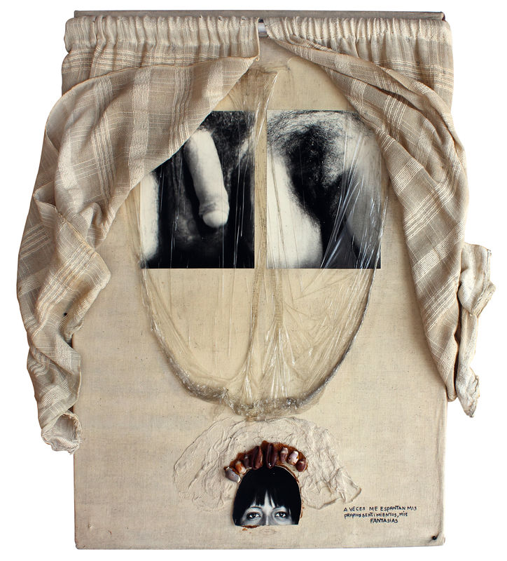 A veces me espantan mis propios sentimientos, mis fantasías (Sometimes I’m frightened by my own feelings, my fantasies), by Mónica Mayer, 1977