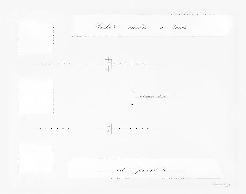 Producir cambios a través del pensamiento (To produce changes through thought), by Marie Orensanz, 1975