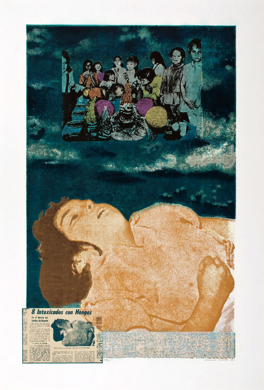 Ocho intoxicados (Eight poisoned), by Nirma Zárate, 1971