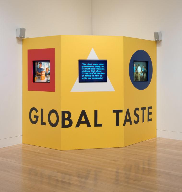 Global Taste: A Meal in Three Courses, by Martha Rosler, 1985