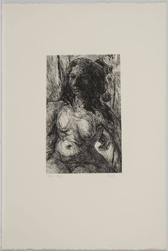 William Brice, Female Figure, January 1962