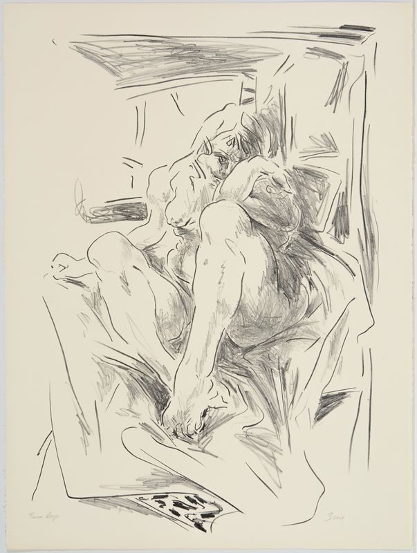 William Brice, Sitting Figure, January 1962