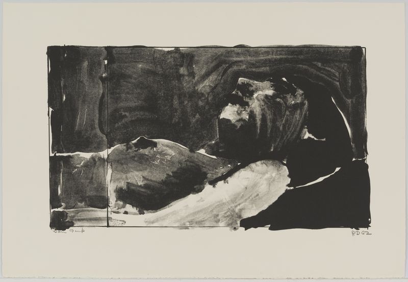 Richard Diebenkorn, Reclining Woman, April 24-May 15, 1962