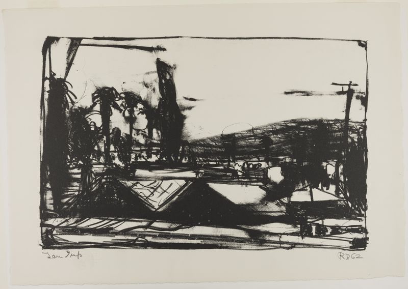 Richard Diebenkorn, L.A. Landscape, April 24-May 15, 1962