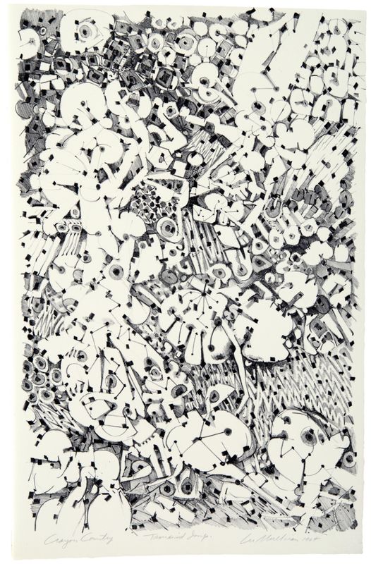 Lee Mullican, Crayon Country, September 18-23, 1964