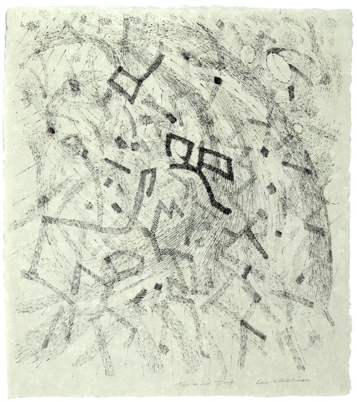 Lee Mullican, Meditations in Thin Air, December 7-8, 1964