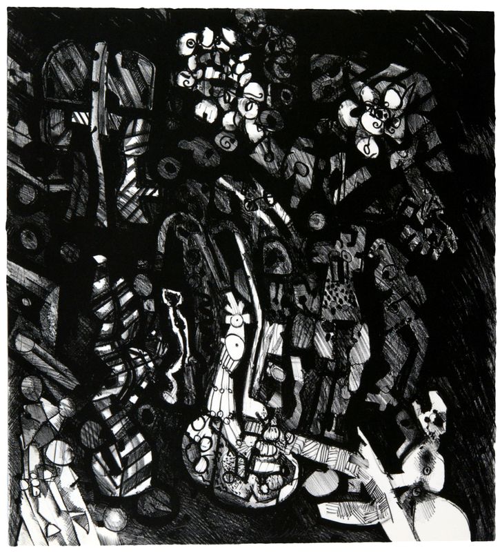 Lee Mullican, Transfigured Night, December 7-10, 1964