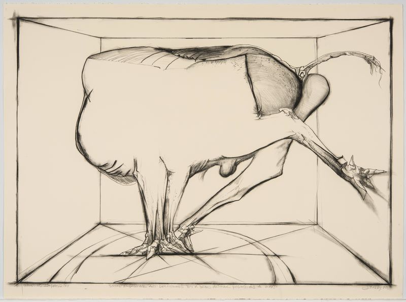Jan Stussy, Second Impossible Act Performed by a Boxed Animal Posing as a Man, April 6-7, 1970