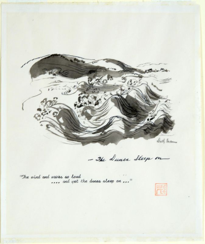 Dorothy Woodhead Brown, The Dunes Sleep On, 1970
