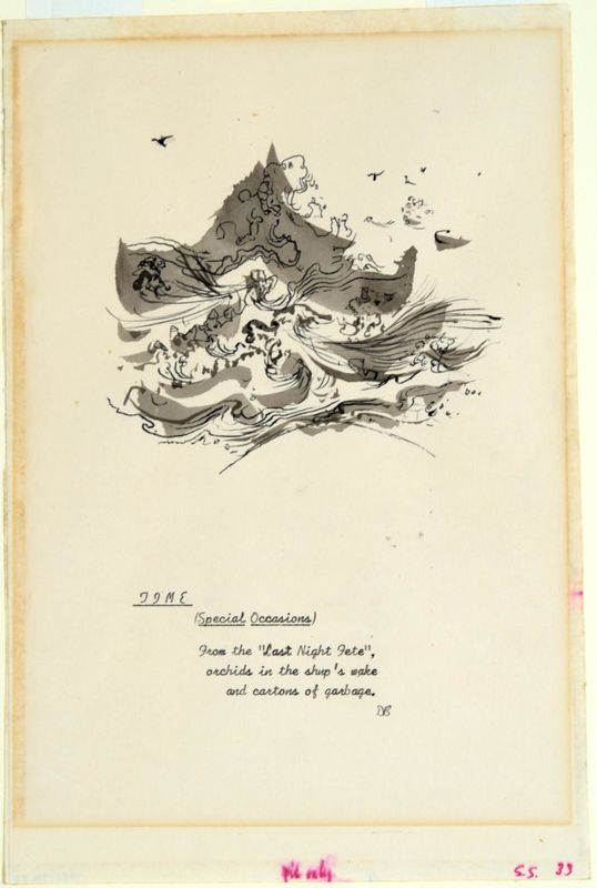 Dorothy Woodhead Brown, Ship's Date, 1970