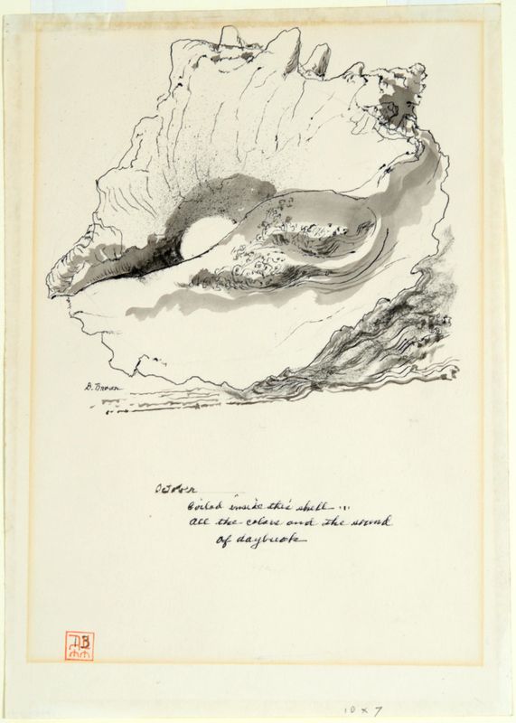 Dorothy Woodhead Brown, October (Haiku), 1970
