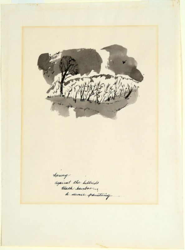 Dorothy Woodhead Brown, Bamboo and Clouds, 1970