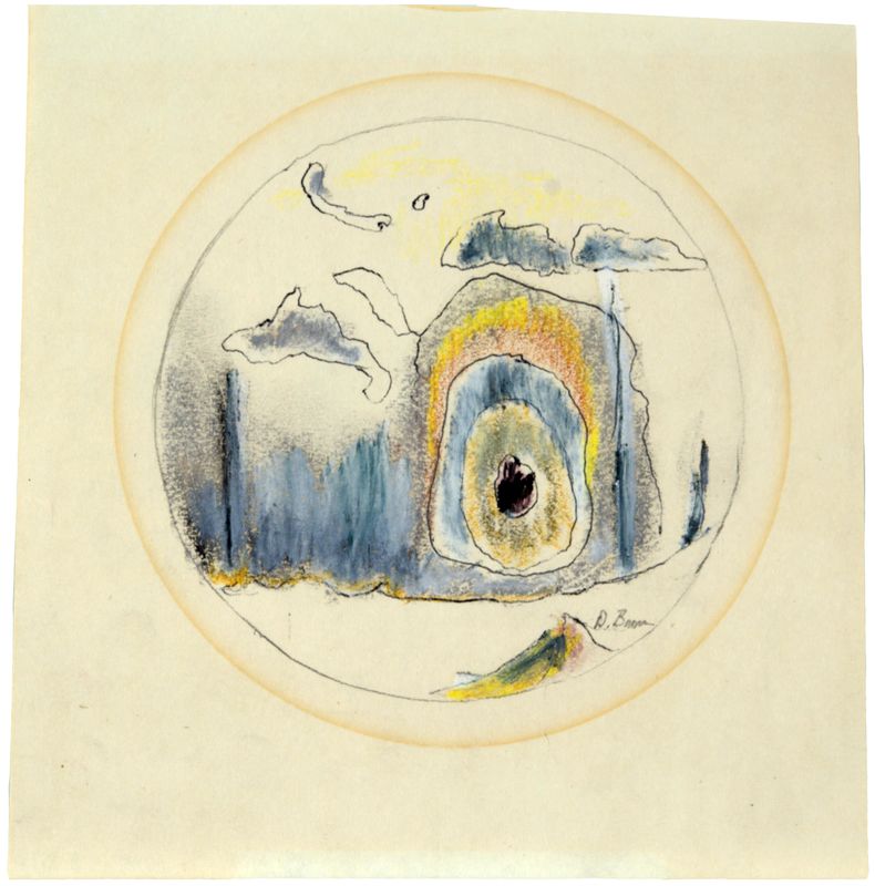 Dorothy Woodhead Brown, Portholes - Fishbank and Fog-Dog, 1968