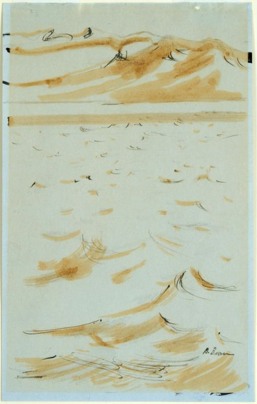 Dorothy Woodhead Brown, Waves and Shore, 1899-1973