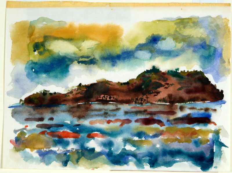 Dorothy Woodhead Brown, South Seas Island, 1973