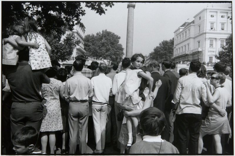 Garry Winogrand, Street Shot - Group of People with Backs to Camera, 1969