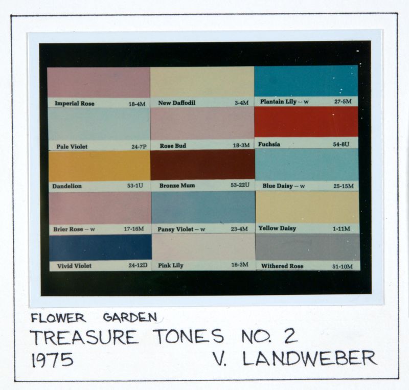 Victor Landweber, Treasure Tones No. 2: Flower Garden, 1975