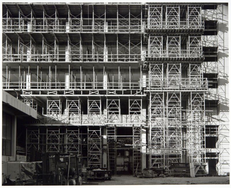 James Welling, Concrete Placement BAC-5, "Scaffolding", 2004