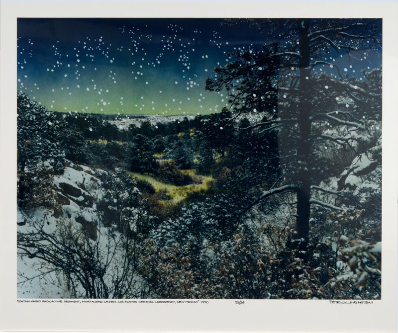 Patrick Nagatani, Contaminated Radioactive Sediment, Mortandad Canyon, Los Alamos National Laboratory, New Mexico, 1991