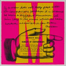 Corita Kent, m  however measured, 1968