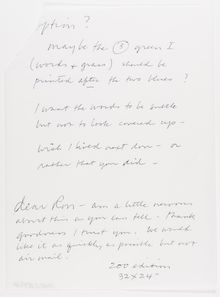 Corita Kent, Untitled, 1985