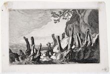 Abraham Bloemaert, Landscapes with Farmhouses #5, 1564-1651