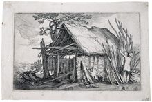 Abraham Bloemaert, Landscapes with Farmhouses #10, 1564-1651
