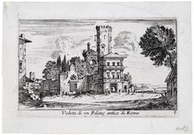 Anonymous, View of an Ancient Plaza in Rome, [n.d.]