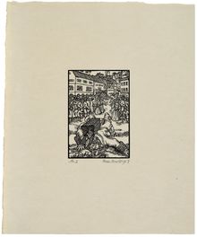 Max Unold, Untitled (Man who tripped), 1913