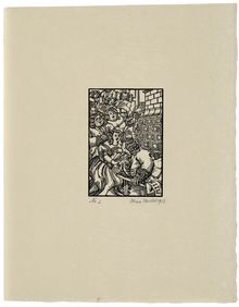 Max Unold, Untitled (Man vomiting), 1913