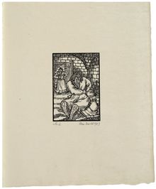 Max Unold, Untitled (Man in jail), 1913