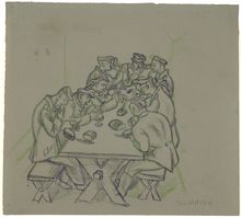 Max Unold, Soldiers in Frontline Trenches, 1916
