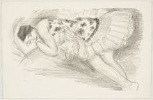 Henri Matisse, Untitled (Dancer Sleeping on the Couch), 1927