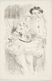 Henri Matisse, Untitled (Pensive Dancer), 1927
