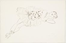 Henri Matisse, Untitled (Reclining dancer), 1927
