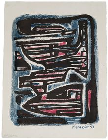 Alfred Manessier, Compositon, 1953