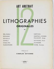 Félix Del Marle, Art Abstrait, 1946