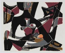 Gerth Biese, Girl with Fruit, 1955