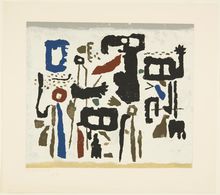 Willi Baumeister, Amenophis, 1950