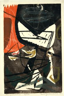 Adja Yunkers, Composition, 1955