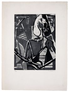 Sam Kaner, Femme a la Balaika, 1949