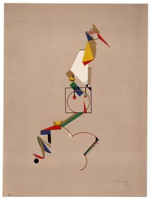 Lothar Schreyer, Figure of the Male Intellect, 1923