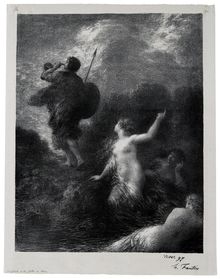 Henri Fantin-Latour, Götterdämmerung: Siegfried and the Rhinemaidens, November 1897