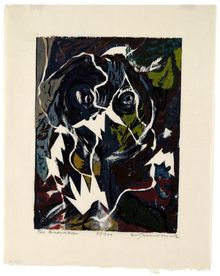 Adja Yunkers, The Bird Lover, 1952