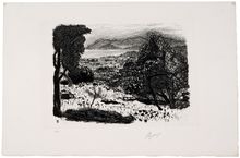 Pierre Bonnard, Landscape in the South of France, 1925