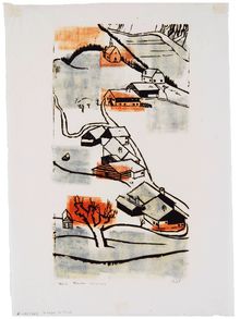 Fritz Faiss, Village in Tirol, 1927