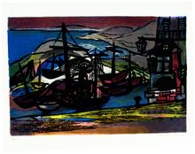 Edwin Ferdinand Grosshardt, Fishing Harbor, n.d.